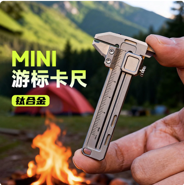 Edc Car Carry - 미니 티타늄 합금 버니어 캘리퍼 EDC