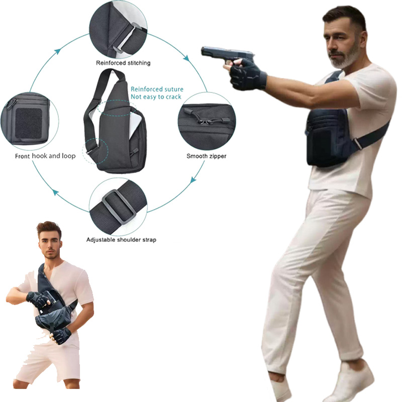 Edc Concealed Carry Sling Bag - 전술 권총 가방, 은닉 휴대용 권총