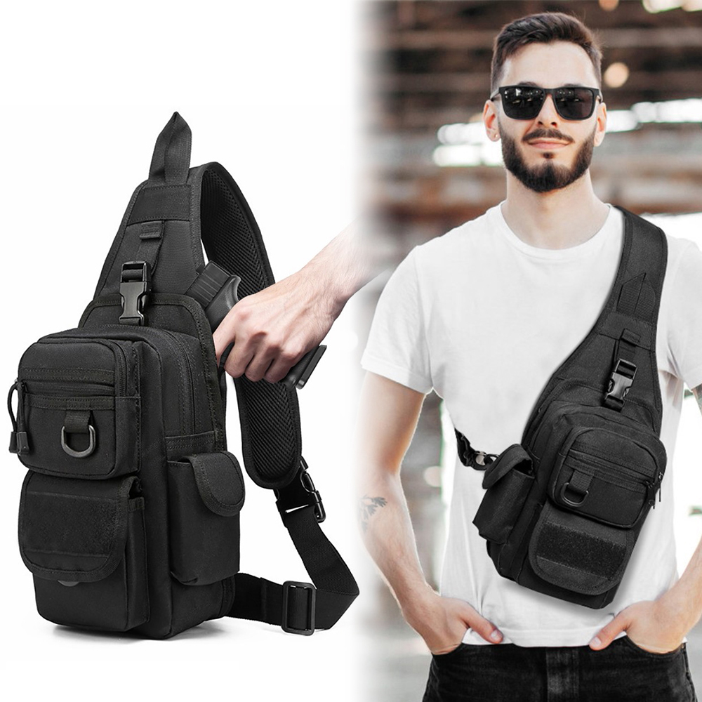 전술 권총 가방 캐리 건 가방 숨겨진 권총 홀스터 권총 - Edc Concealed Carry Backpack 리뷰 및 가격