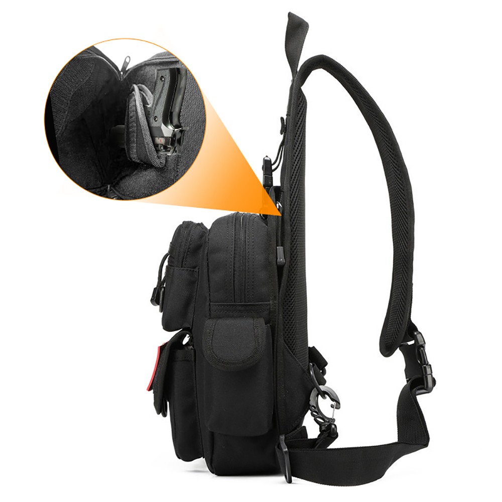전술 권총 가방 캐리 건 가방 숨겨진 권총 홀스터 권총 - Edc Concealed Carry Backpack 리뷰 및 가격