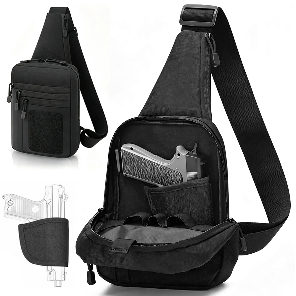 숨김 휴대용 가슴총 가방 권총 보관 가방 전술 슬링 숄 - Edc Concealed Carry Sling Bag 리뷰 및 가격