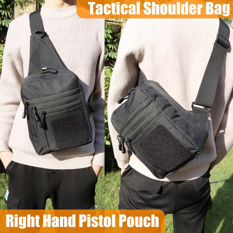 신형 전술 가슴 가방 권총 홀스터 은닉 총기 휴대 파우 - Edc Concealed Carry Backpack 리뷰 및 가격
