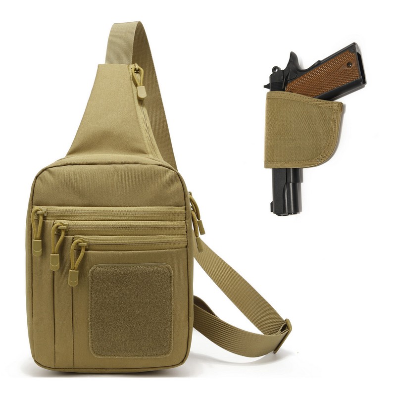 신형 전술 가슴 가방 권총 홀스터 은닉 총기 휴대 파우 - Edc Concealed Carry Backpack 리뷰 및 가격