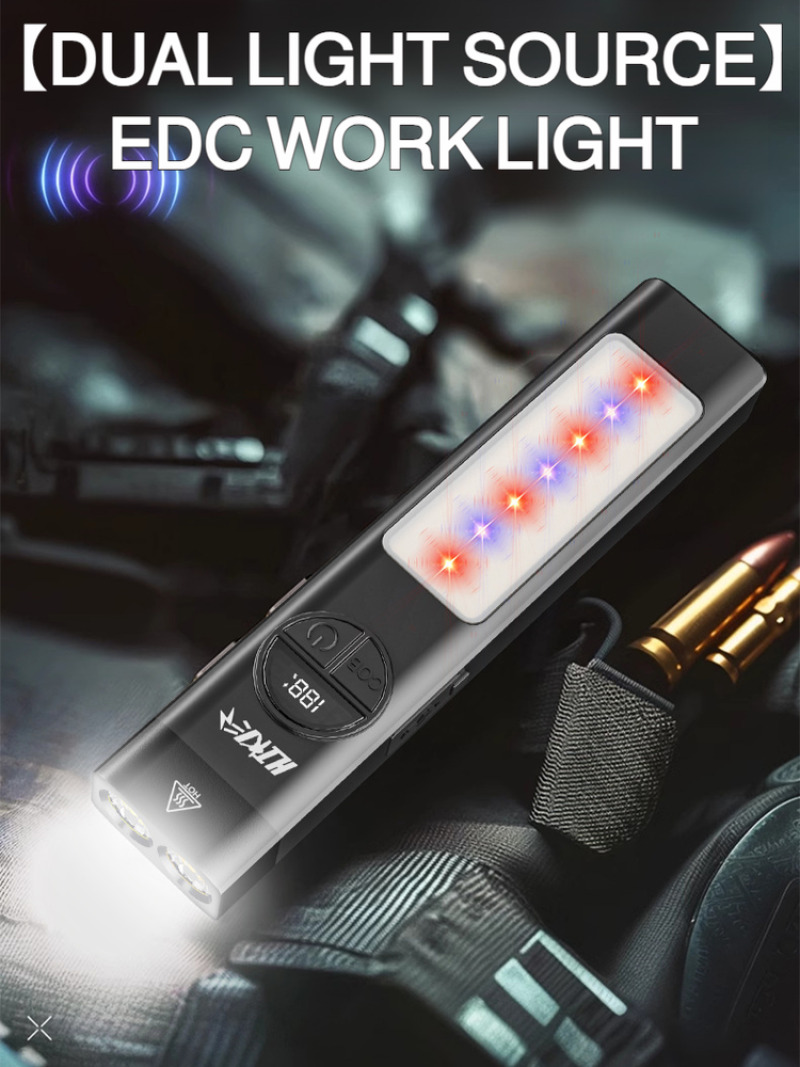 다기능 손전등 듀얼라이트 소스 EDC 휴대용 작업등 초 - Edc Car Carry 리뷰 및 가격