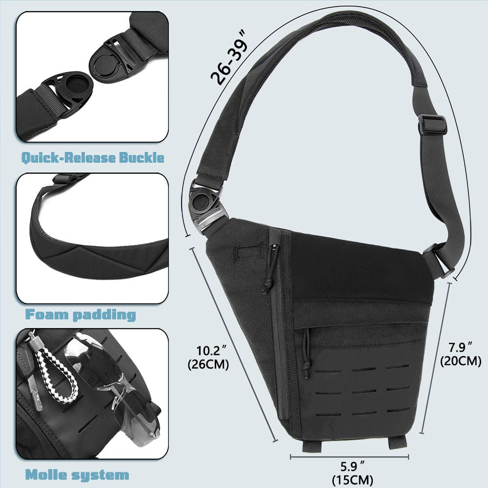 전술 가방 은닉 총기 가방 EDC 휴대용 파우치 다기능 - Edc Concealed Carry Backpack 리뷰 및 가격