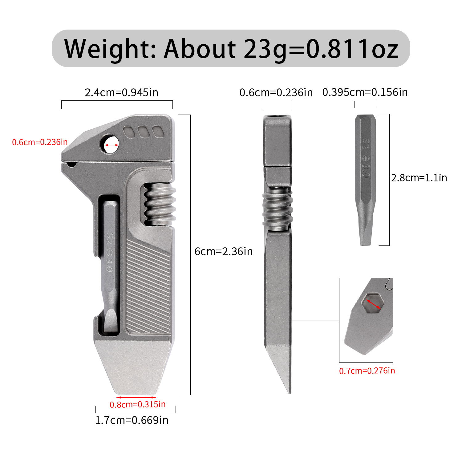 티타늄 합금 미니 EDC 다기능 포켓툴 휴대용 아웃도어 - Edc Everyday Carry Gear 리뷰 및 가격